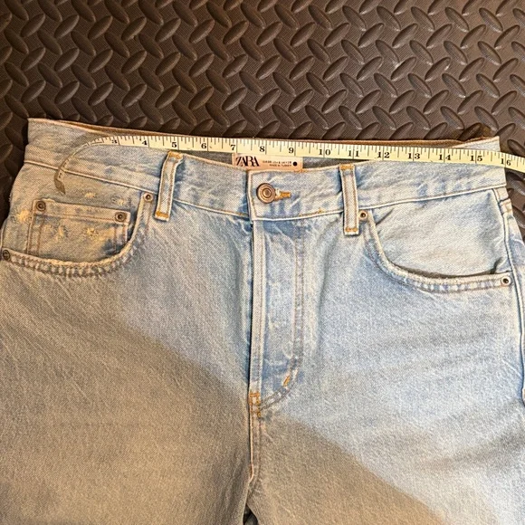 Zara Light Blue Boyfriend Jeans - Picture 4 of 6